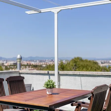 Apartment Barbacoa + Vistas Al Mar + Playa + Piscina. *