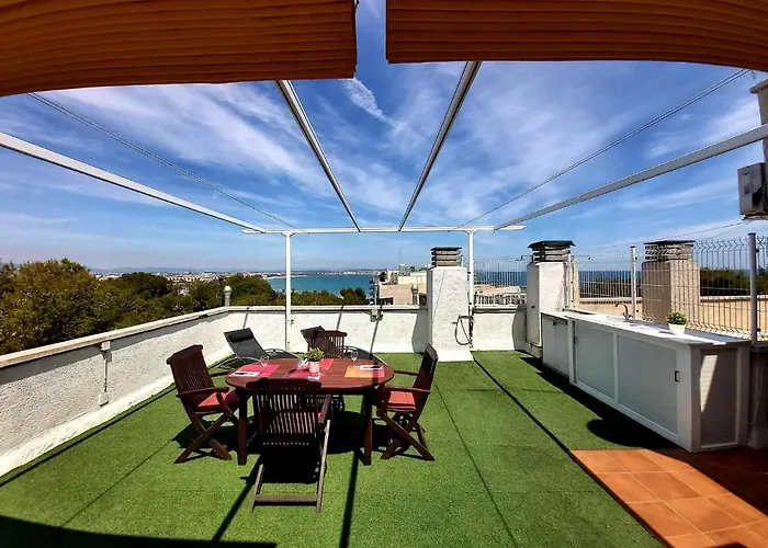 Barbacoa + Vistas Al Mar + Playa + Piscina. شقة